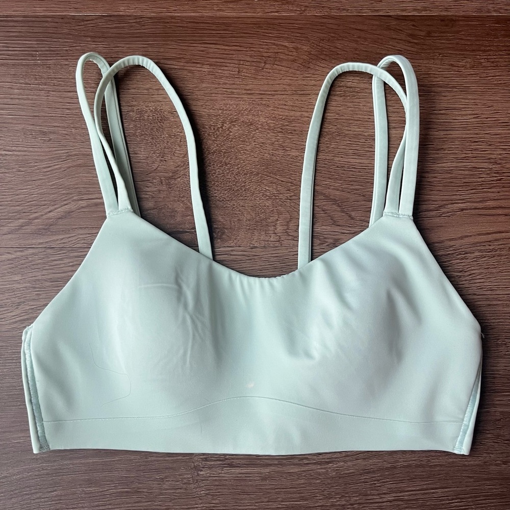 lululemon athletica Mint Green Strappy Sports Bra